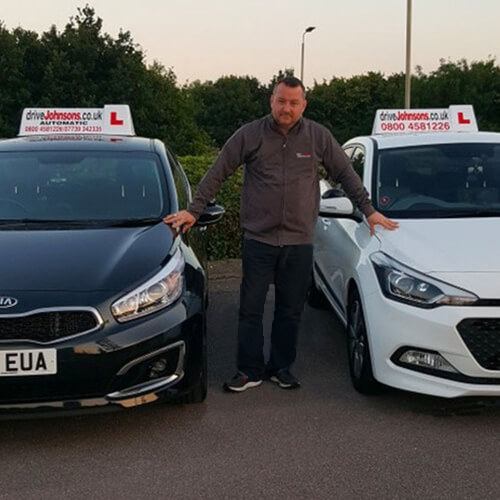 driveJohnson's franchise driving instructor Paul Reilly
